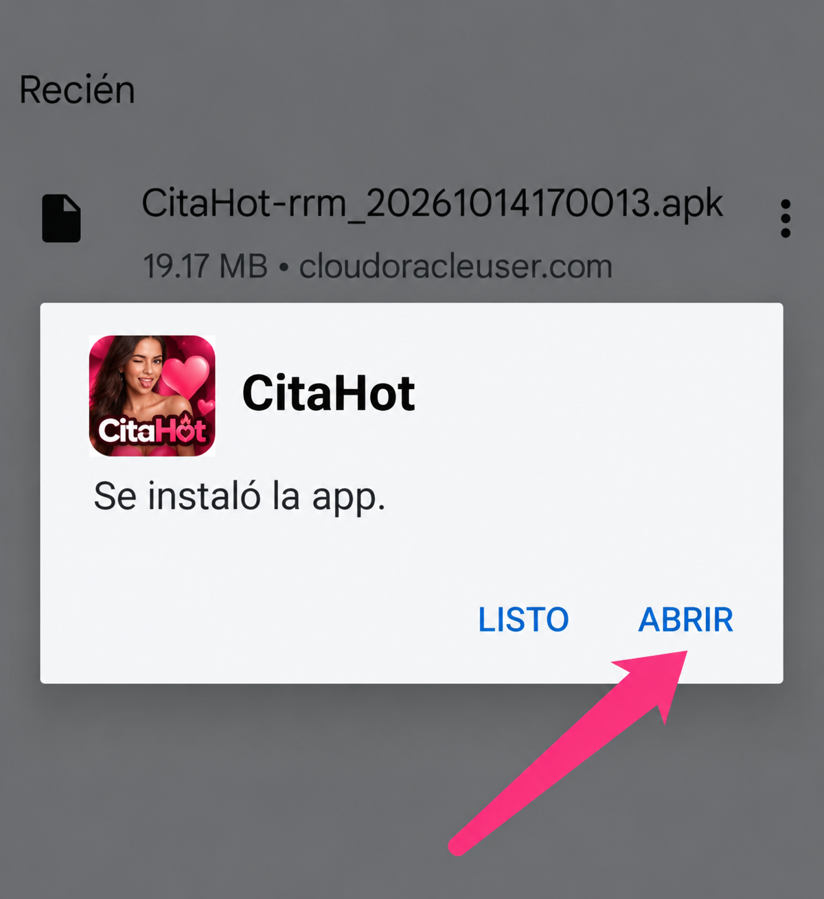 Captura del paso 4: Abre ConectaMX